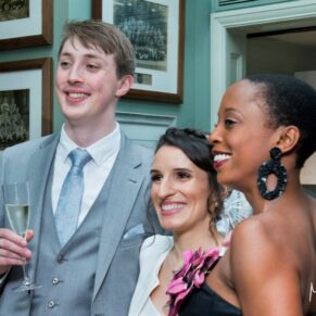 Marylebone wedding photography - Candid moment at the Dorset Square Hotel
