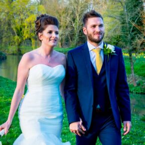 Fabulous backdrops at Dorton House wedding