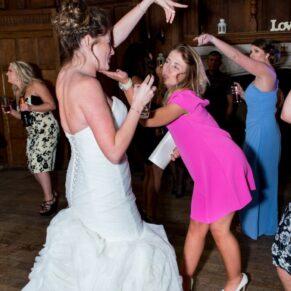 Dancing the night away at Dorton House wedding