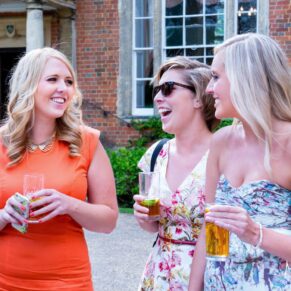 Photos at Dorton House wedding of candid moments