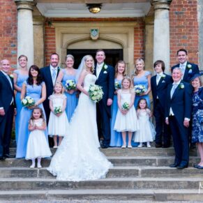 Photos at Dorton House wedding of the bridal party