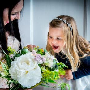 Eynsham Hall natural wedding photographs in the Peacock Lounge