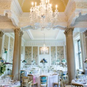 Grand interiors at Hampden House wedding