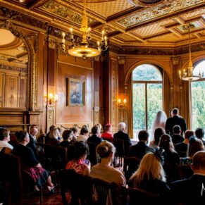 Ceremony room at Halton House wedding