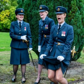 Guest antics at Halton House wedding