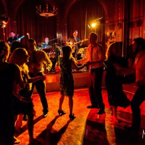 Halton House wedding photo on the dancefloor