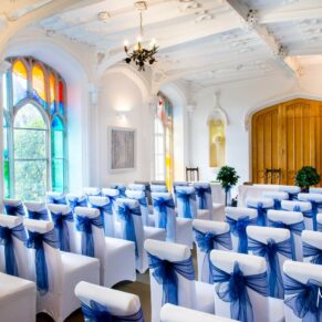 Ceremony interior photography at same sex Buckinghamshire wedding