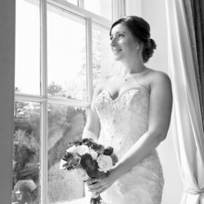 The bride pre ceremony at her Taplow House wedding