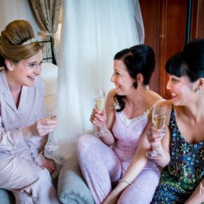 Pre ceremony at Taplow House Hotel wedding