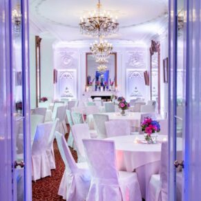Taplow House Hotel wedding interior of the Tulip Tree Room