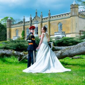 Stunning backdrops at Missenden Abbey military wedding