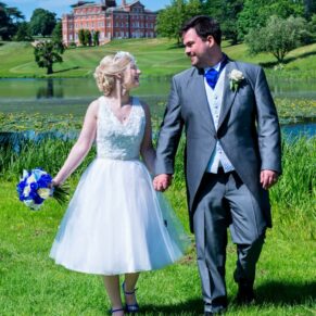 The historic venue offers stunning backdrops in every direction on the estate