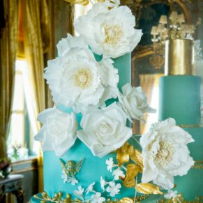 Cliveden House wedding cake photography captured in the French Dining Room