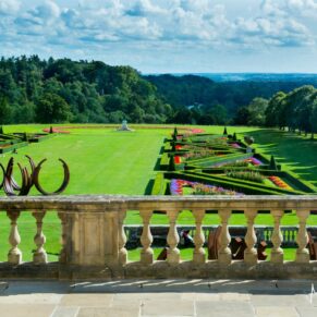 Cliveden House wedding photography of the magical view from the hotel