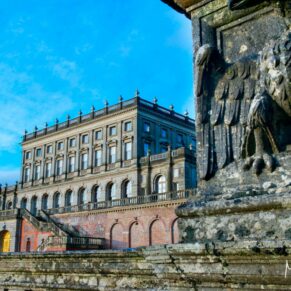 Cliveden House wedding photography - amazing exteriors at every turn