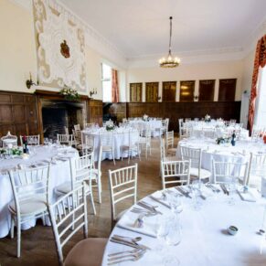 Dorton House wedding photography - the fabulous dining room setup