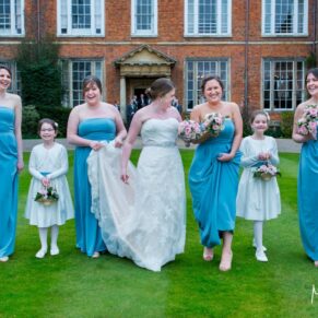 Dorton House wedding photography - taking a stroll before the meal