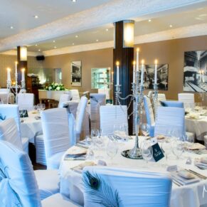 Berkhamsted Gatsby wedding photography of the dining room