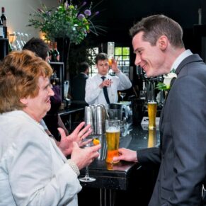 Berkhamsted Gatsby wedding photography - candid moments during the drinks reception