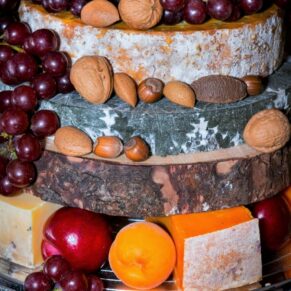 A layered cheese cake to wow on every level