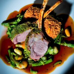 The lamb main course was truly divine on every level