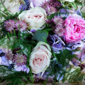 Stunning floral arrangements captured in the Great Hall
