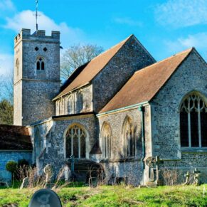 Hampden Parish Church on a gloriously sunny day