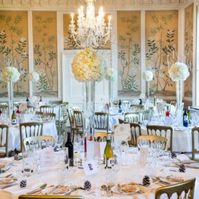 Stunning interiors in the dining room