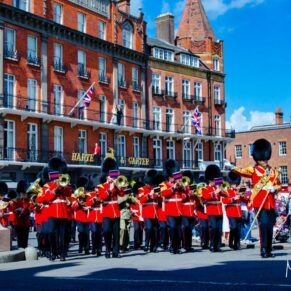Harte and Garter wedding photography of the Changing of the Guard