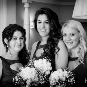Harte and Garter wedding photography of the bridesmaids