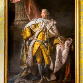 One of the grand paintings found inside historic Hedsor House