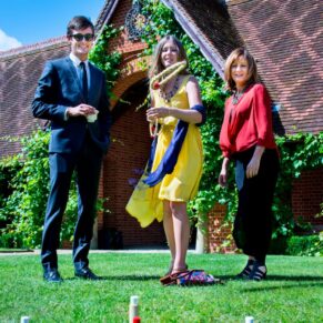 Time for lawn games at The Dairy in the courtyard