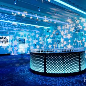 Buckinghamshire events photography of the bar interior prior to the guests arriving