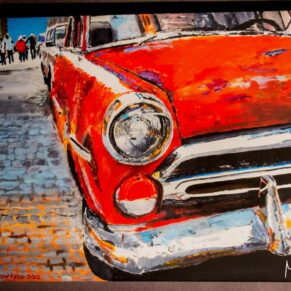 Fabulous modern artworks adorn the walls of the stunning Saint Michael's Manor