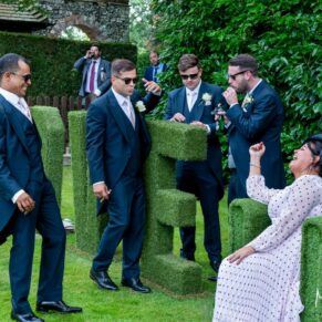 Reportage imagery captured at The Grange, Northwood wedding