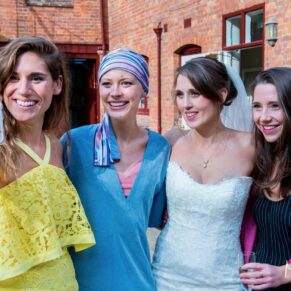 Five Arrows Hotel wedding photography of the bride with some of her girlfriends