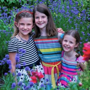This really colourful pose of three sisters was captured in the Chilterns near Great Missenden