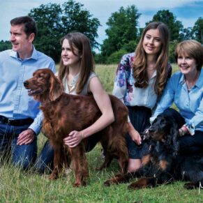 Family and pet portraits - Buckinghamshire photography - making a photo shoot as relaxed as possible always achieves the most fabulous imagery - this pose was captured near to the River Chess in the Chilterns