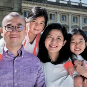 This relaxed smiling pose was captured at Cliveden House on a gloriously sunny day