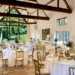 Hill House provides a fabulous airy space for the marriage ceremony or meal