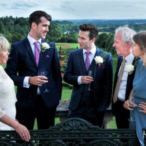 Reportage photo captured on the private terrace at Cliveden House