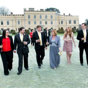 The most surreal hoar frost for these winter walking shots of the bridal party