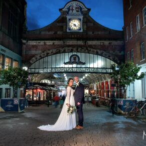 Harte and Garter Hotel Windsor Wedding Photography - the nearby old station is a fabulous backdrop for photo opportunities