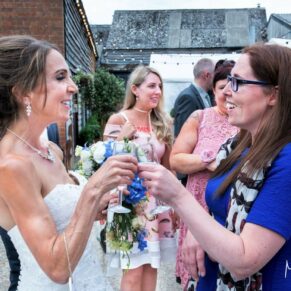 Monkton Barn Wedding Photography - candid moments really tell the story of the day