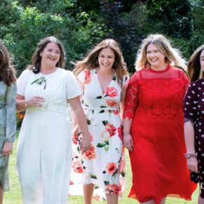 Same Sex Buckinghamshire Wedding Photography - the ladies take a stroll through the gardens