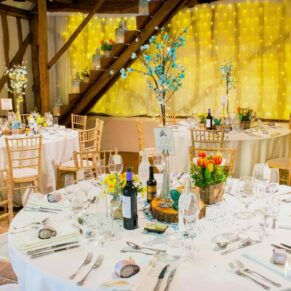 Old Luxters Wedding Photography - gorgeous period features inside this historic barn