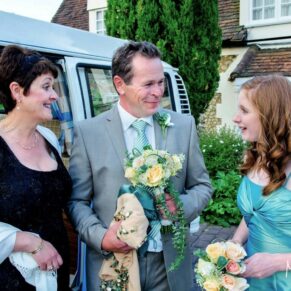 Old Luxters Wedding Photography - candid shot captured during the drinks reception