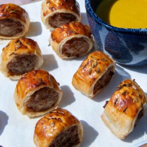 Swan at Streatley wedding - divine canapes served during the drinks reception