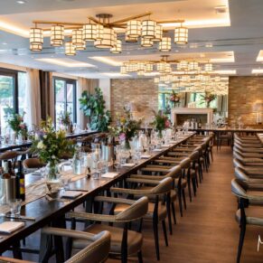 The Swan at Streatley Hotel - the hotel offers fabulous modern interiors with river views