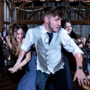 Lets get this party started with some lively dance moves at the Tudor Barn
